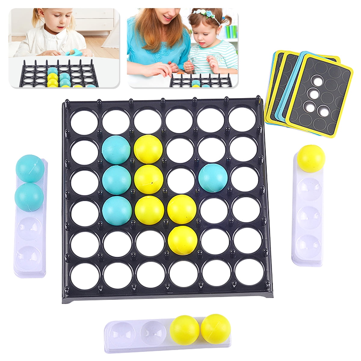 Willstar Bounce Off Game Portable Jumping Ball Board Games Desktop Bouncing Toy With 16 Balls 9 Challenge Cards Walmart Com