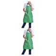 thumbnail image 3 of Guardoinrt 12pcs / Set Séchage Rapide et Élégant Réglable en Lin de Coton Cuisine Bavoir Vert 2Set, 3 of 6