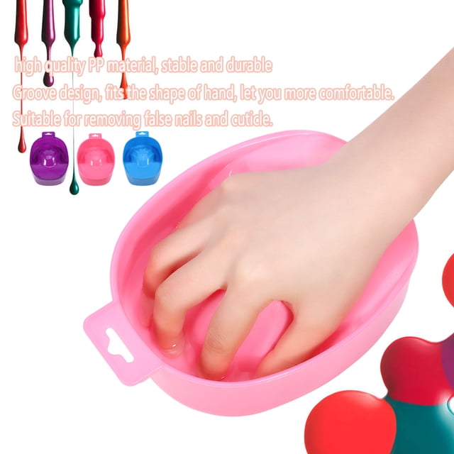 Herramienta de manicura, puntas para decoración de uñas, bandeja para lavarse las manos, cuenco para lavarse las manos, acabado de lujo