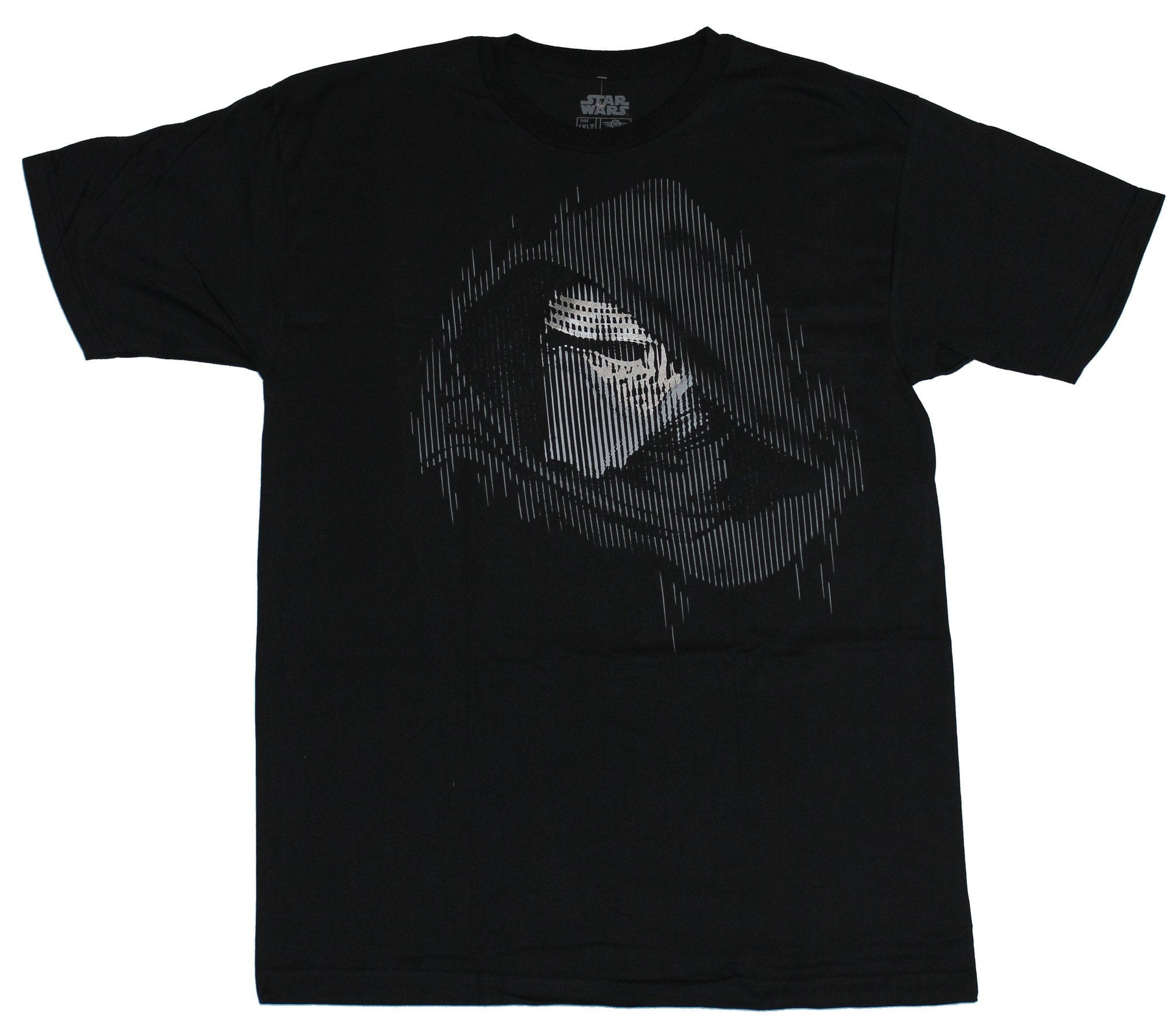 Star Wars T Shirt The Force Awakens Kylo Official Mens New Grey Sub Dye Print 