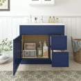 thumbnail image 3 of Vanity Art 36" W Birch Plywood Freestanding Single Base 2 Drawers Storage Cabinet with Soft Close Door, 3 of 9