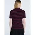 thumbnail image 3 of Free Assembly Women's Mock Neck Tee with Short Sleeves, Sizes XS-XXL, 3 of 6