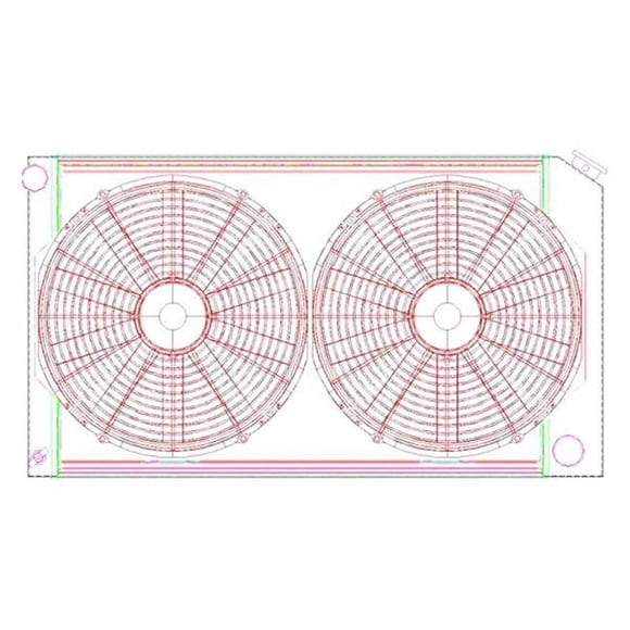 Griffin CU-00008 Radiator Combo Unit for 1970-1981 Camaro GM A & G Body