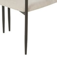 thumbnail image 5 of Christopher Knight Home Modern Beige Upholstered Dining Chairs with Iron Frame and Gold Trim, Set of 2, 5 of 13