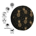 thumbnail image 5 of Balery Gold Glitter Pineapplestire Cover Waterproof Dust-Proof, Universal Spare Wheel Tire Cover For Trailer, Rv, Suv Truck And Vehicle Camper Accessories-14 Inch, 5 of 9