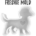 thumbnail image 2 of Dachshund Weiner Dog Heart Freshie Silicone Mold for Scented Aroma Beads 3.3 Tall x 3.9 Wide x 0.8 Deep Resin, Car Candle, Soap, Freshie Dog Mama Mom Paw Print Oven Safe Heat Resistant to 400 F, 2 of 5