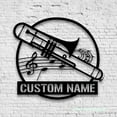 thumbnail image 4 of Craftnamesign Custom Trombone Musical Instrument Metal Wall Art LED Light, Custom Player Name Sign, 4 of 5