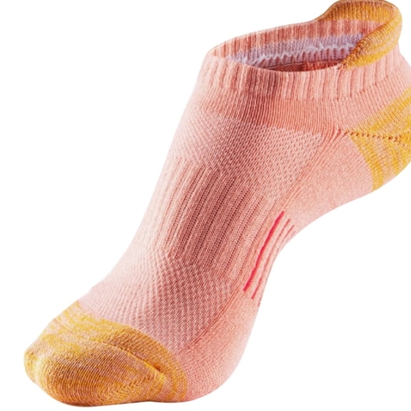 Alkepwun Ankle Socks Unisex Color-Blocking Cotton Thick Durable Breathable Sports Socks Invisible Seamless Moisture-Wicking Outdoor Basketball Running Socks