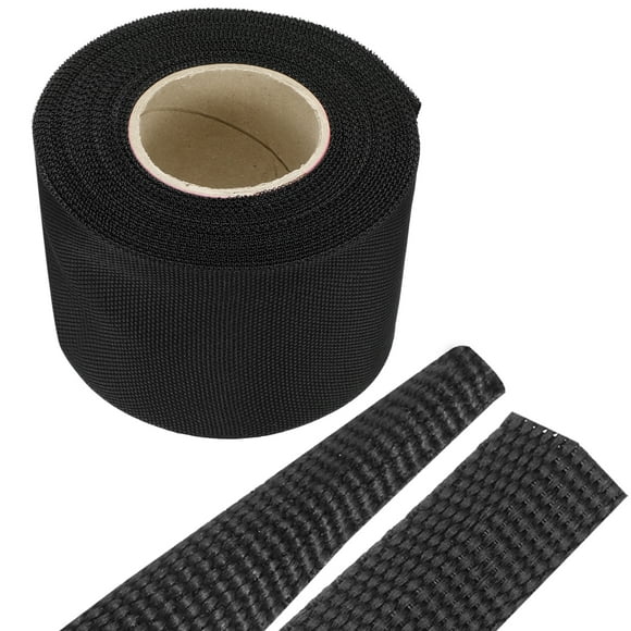 Uxcell 1 Count Braided Cable Sleeves, PET Heat Shrinkable Cord Protector Black 2inch x 26ft
