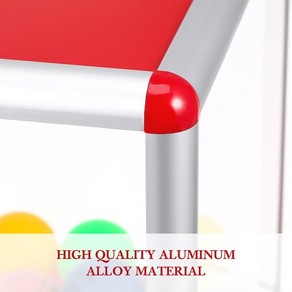 Soimiss Transparent Voting and Donation Box Aluminum Alloy Raffle Case for Events and Charity Use