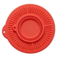 thumbnail image 3 of 1Pcs Mixer Splatter Guard, Mixing Head Splash Guard,Flour Mixer Shield For Home Kitchen Restaurant Catering Baking Cooking Dough Flour, Red, 23.4cm/9.21Inch, 3 of 3