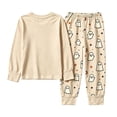 thumbnail image 7 of JAJAHO Halloween Kids Pajamas Boy Girl Long Sleeve Top And Pants Set Ghost Sleepwear 2 Piece Set 2-10Y, 7 of 7