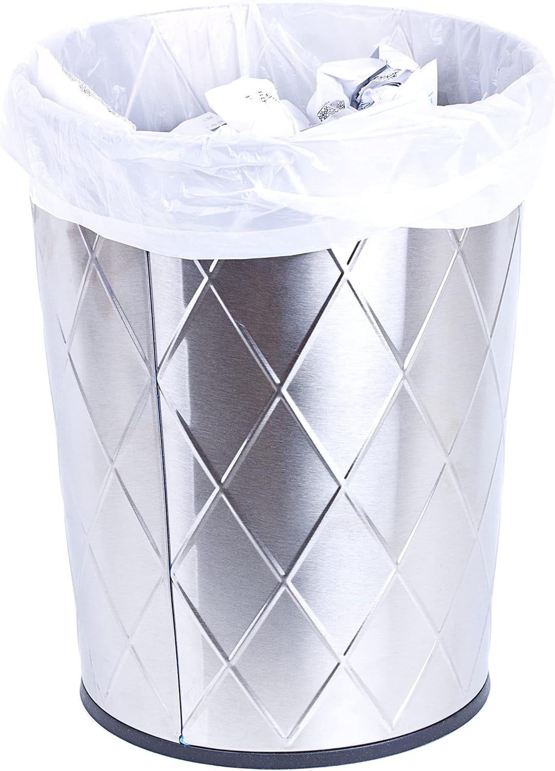 20 - 30 Gallon Trash Bags (PACK OF 200) Linear Low Density Bright White Garbage Bags by Aluf Plastics - Great for Home, Kitchen, Bathroom, Hospitality, Healthcare, Office, and more