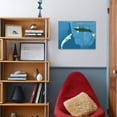thumbnail image 4 of Narwhals, Animals Scenic Stretched Canvas Wall Art by Christian Darkin  Sold by Art.Com, 4 of 5