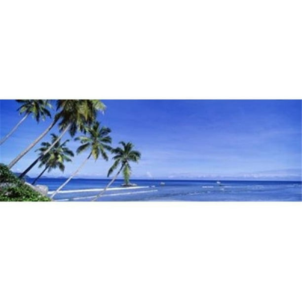 Panoramic Images PPI69547L Affiche de l'Île Seychelles sur - 36 x 12