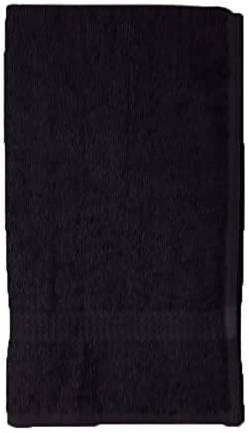 EOM Towels Bleach Safe 100% Cotton Ringspun Vat Dyed Hand Towels Size 16" X 28" 12 Pack Great for Salon, Gym and Home use. (Black)