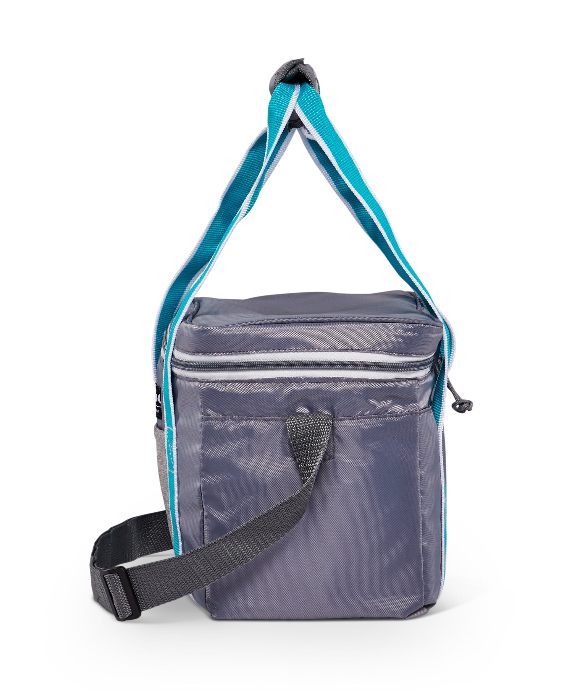 Igloo Heritage 12 Can Capacity Lunch Companion Cooler Bag Gray and Teal Walmart