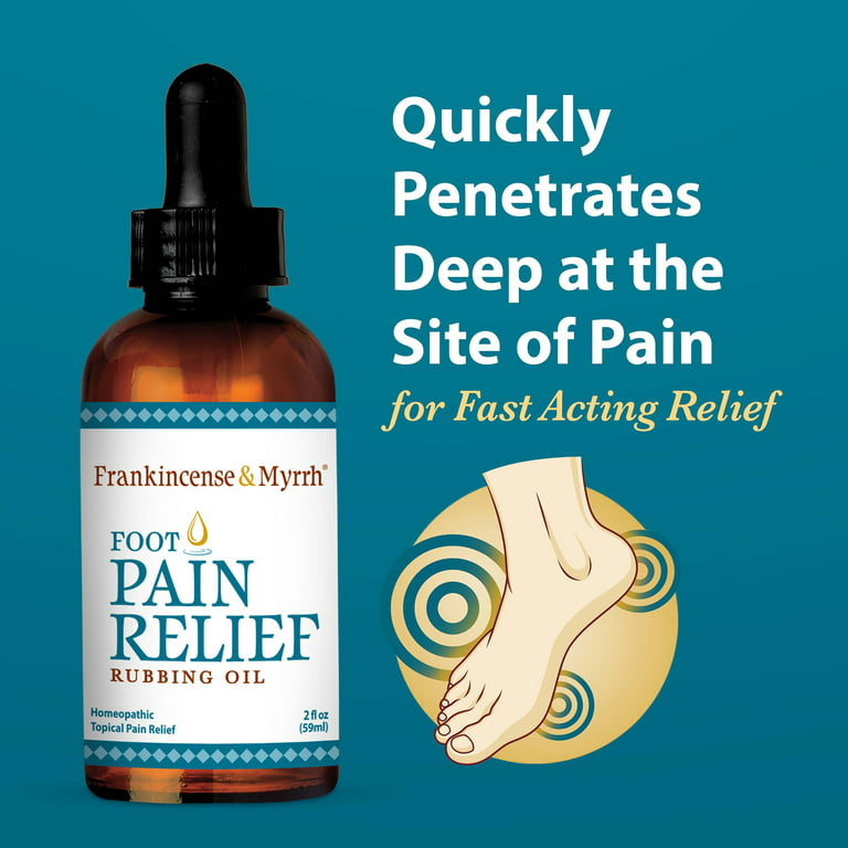 Frankincense & Myrrh Foot Pain Relief - Neuropathy Rubbing Oil