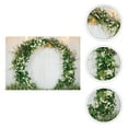 thumbnail image 4 of CIMAXIC Bannière de Toile de Fond de Photographie Motif Guirlande de Fleurs pour Mariage Fête Saint-Valentin,82.68"X59.06"X0.12 Pouces, 4 of 4
