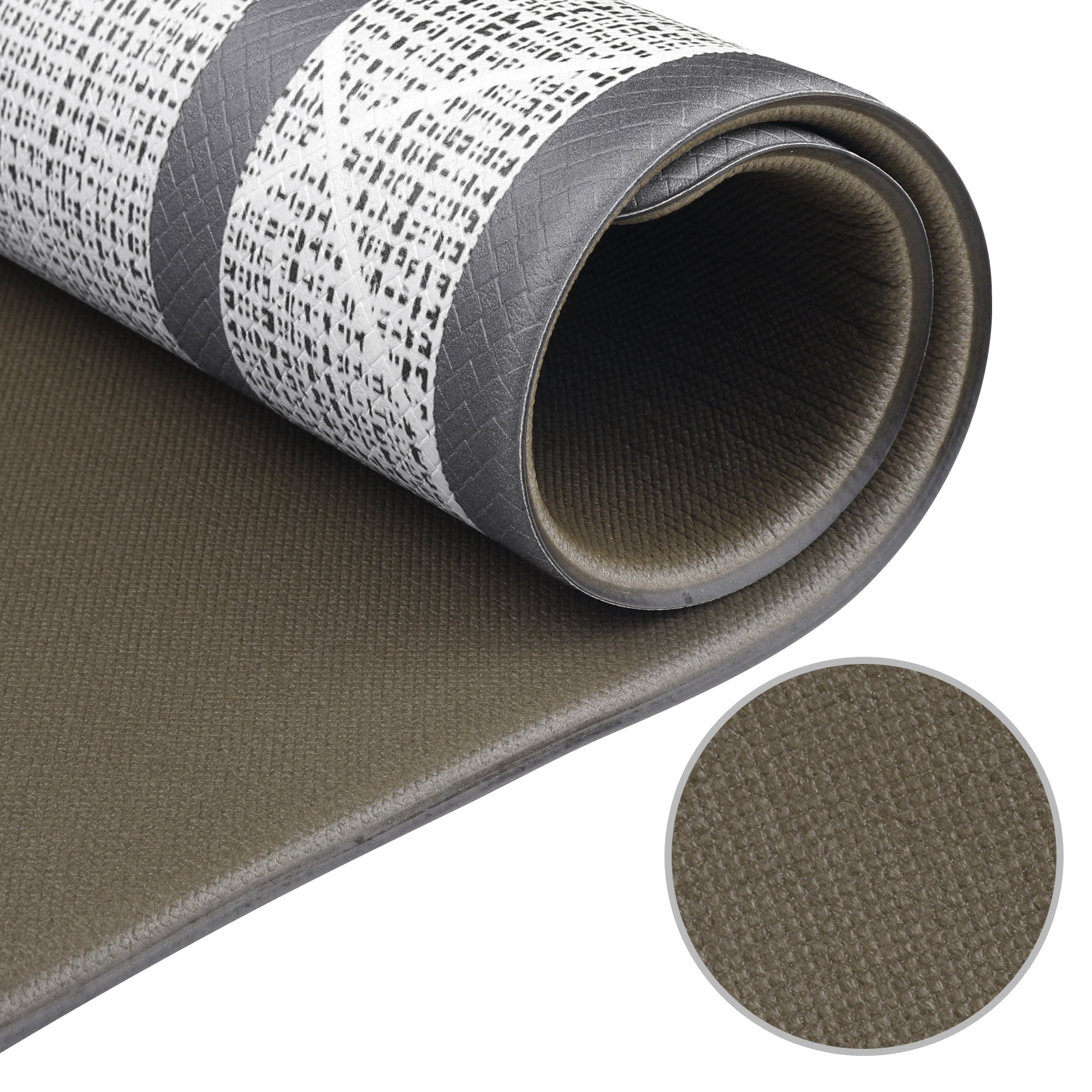 Unique Bargains Machine Washable Kitchen Rug Non-Slip Kitchen Runner Rugs Floor Mats Beige 18" x 48"