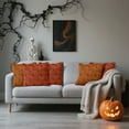 thumbnail image 6 of Sanmadrola Fall Pillow Covers 18x18 Throw Pillow Cases Set of 2 Halloween Thanksgiving Autumn Decorations Pumpkin Soft Plush Faux Fur Wool Couch Cushion Case for Sofa Bedroom Living Room Home Decor, 6 of 7
