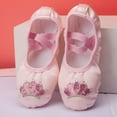 thumbnail image 5 of HNMKIU Ballet Sneakers for Kids Warm Dance Shoes for Ballet Performance Indoor Yoga Practice Rose Gold-a,3-3.5 Years, 5 of 6