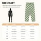 thumbnail image 3 of Balery Daisy Plaid Green Pantalones de pijama para mujer, pijamas ultraligeros, pantalones de estar por casa-Large, 3 of 6
