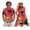 Sunset Palm Trees Print, variant on KUIFORTI Hawaii Matching Couple Outfits Blue Palm Tree Women's Casual Dresses & Men's Hawaiian Shirt for Beach Seaside Lightweight with Soft Fabric Quick-dry