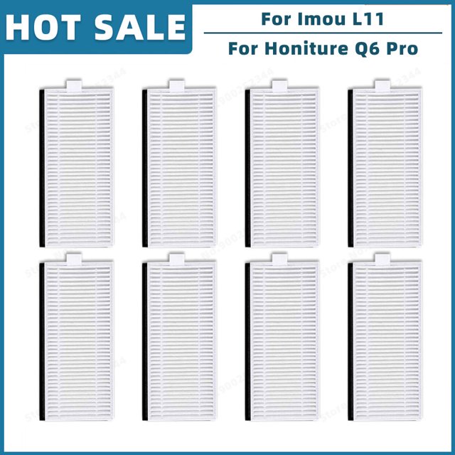 Compatible For Imou L11 Pro, Honiture Q6 Pro, Laresar L6 Pro, Airrobo T10+, Arnagar S8 Pro Parts Main Side Brush Filter Mop