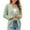 Green, variant on Fesfesfes Women Winter Coats Fashion Casual Sleeve Zipper Sweater Ladies Outwear Fall