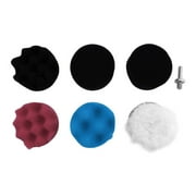 7pcs Gross Polishing Buffing Pad Kit for Car Polishing With Drill Adapter