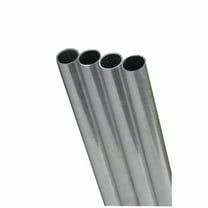 K & S 83031 0.25 x .035 x 12 in. Round Aluminum Tube