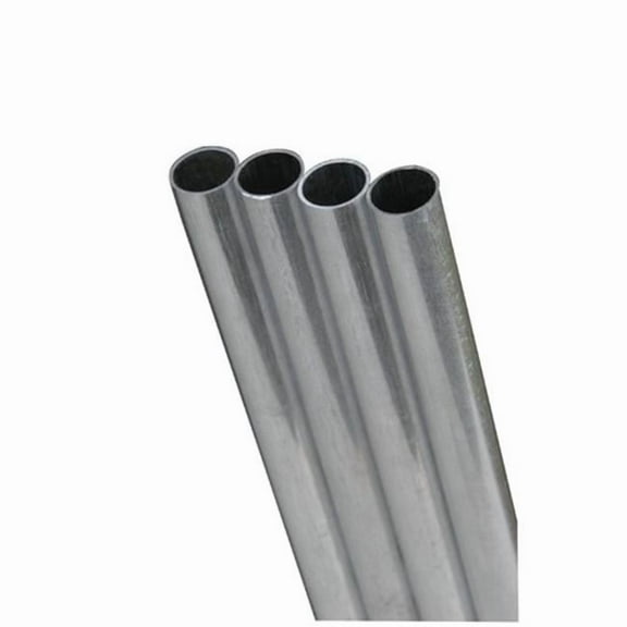 K & S 83031 0.25 x .035 x 12 in. Round Aluminum Tube
