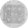 thumbnail image 1 of Ahgly Company Indoor Round Oriental Gray Modern Area Rugs, 7' Round, 1 of 4