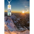 thumbnail image 6 of Dorunmo Mountain Necklace for Women 925 Sterling Silver Fox Mountain Pendant Necklace Nature Jewelry Gift for Skiers Hikers Campers Climbers and Nature Lovers, 6 of 7