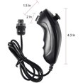 thumbnail image 4 of Wii Nunchuck Controllers,2 Packs Nunchuck Controllers for Wii U Replacement for WII U Video Game（Black）, 4 of 6