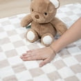 thumbnail image 3 of The Peanutshell Benny Brown Teddy Bear Plush Blanket Gift Set with Baby Blanket & Stuffed Animal, 2-Piece, 3 of 6