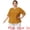 Yellow, variant on Unique Bargains Women's Plus Size Dots Heart Smocked Short Sleeve Blouse 1X Brown
