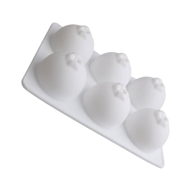 Inteprter Molde de silicona de grado alimenticio versátil blanco: hornear hasta congelar hace toda la estabilidad de temperatura plegable Cocina y Comedor naranja pequeña