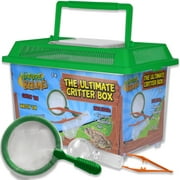 Nature Bound - Ultimate Critter Box Habitat Kit for Indoor/Outdoor Insect Collecting - Includes Net, Tweezers, and Magnifier - Gift for Boys and Girls