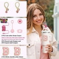 thumbnail image 3 of LEARNEVER Compatible Cup Accessories Set Pink, 2 Stickers 2 Straw Caps 2 Pendants 3 Anti-Overflow Parts for Tumbler, 3 of 8