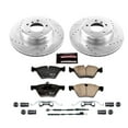 thumbnail image 3 of PowerStop Front Z23 Evolution Sport Carbon-Fiber Ceramic Brake Pad and Drilled & Slotted Rotor Kit Fits: BMW Select Models K5691, 3 of 10