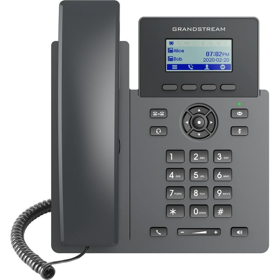 Grandstream GRP2601 2-Line Essential IP Phone Designed for Mass Deployment and Easy Management