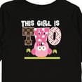 thumbnail image 4 of Inktastic 2nd Birthday Cute Owl 2 Year Old Girls Long Sleeve Toddler T-Shirt, 4 of 5
