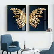 Canvas Wall Art Butterfly Wings Art Wall Decoration Hanging Unframed Printed Canvas Living Room Diningroom Room Home Decor