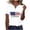 White-A, variant on Uaswgudfs ​Women's Patriotic US Flag Sequined Star Striped T-Shirt - 4th of July Glamorous Tops & Shirts Multicolor L