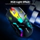 thumbnail image 3 of Ratón para juegos con cable BAJEAL D2, ratón para juegos RGB colorido, 6 teclas, ratón BAJEAL Dispositivo óptico, 3 of 5