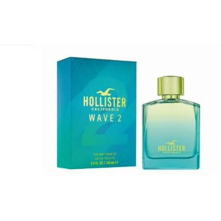Hollister, Wave 2 For Him Eau De Toilette Spray 3.4 oz
