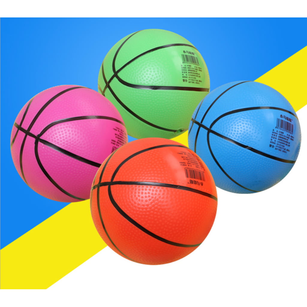 Rose Mini Bouncy Basketball Indoor/Outdoor Kindergarten Sports Ball Kids Toy 