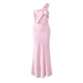 thumbnail image 6 of GZWYHT Dresses for Women 2025,Prom Dresses Women's Satin One Shoulder Wedding Guest Bodycon Dress Cocktail Evening Party Maxi Dresses Wedding Guest Dresses,Formal Dresses,Pink Dress,Cocktail Dresses M, 6 of 6